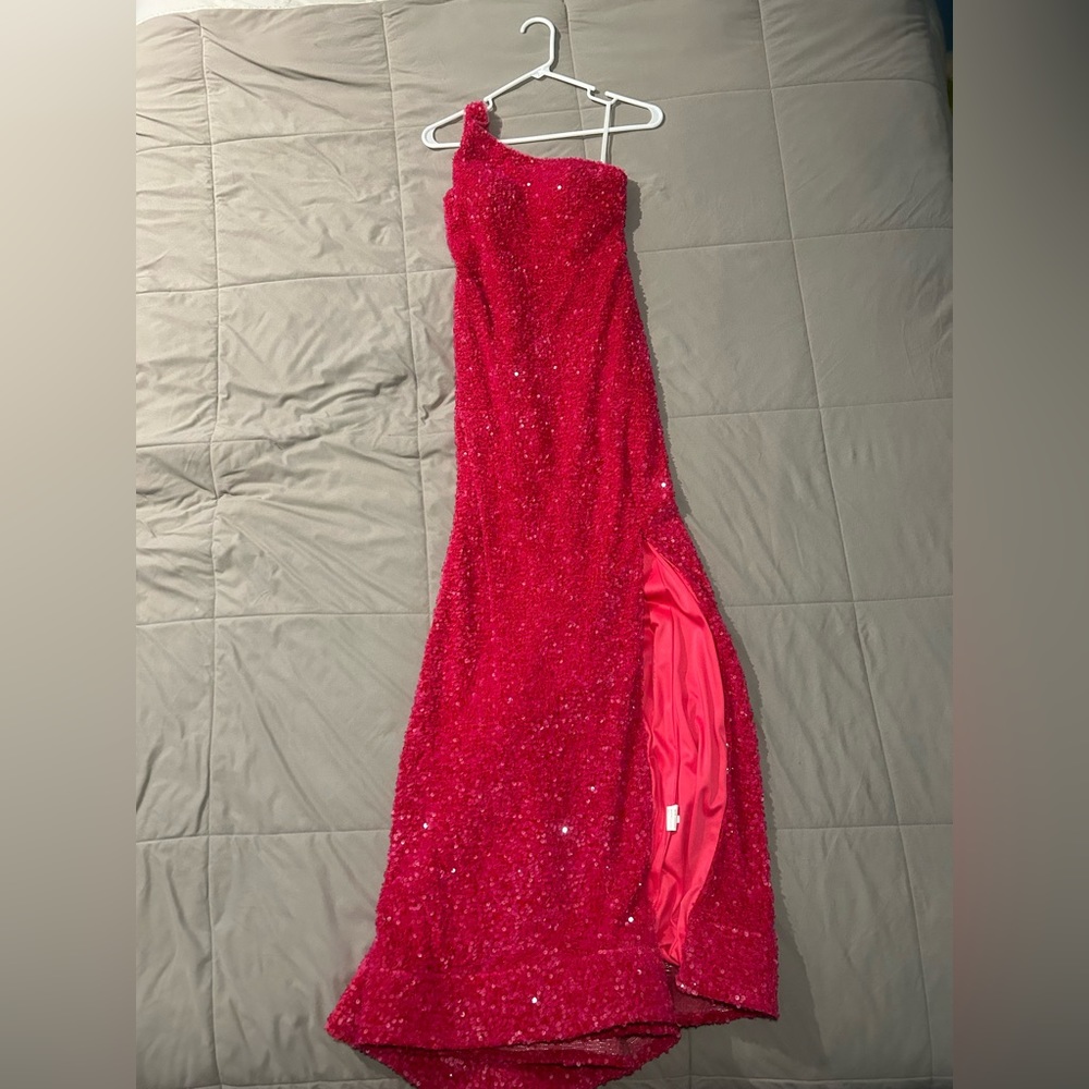 pink prom dress. size 6